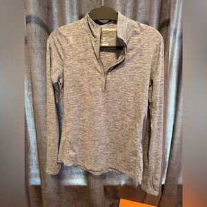 Nike Heather Gray Dri-FIT Running Top